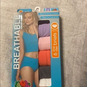 Breathable micro-mesh briefs